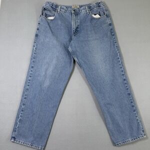 Vintage L.L.Bean Comfort Waist denim Light Blue Wash 37X29